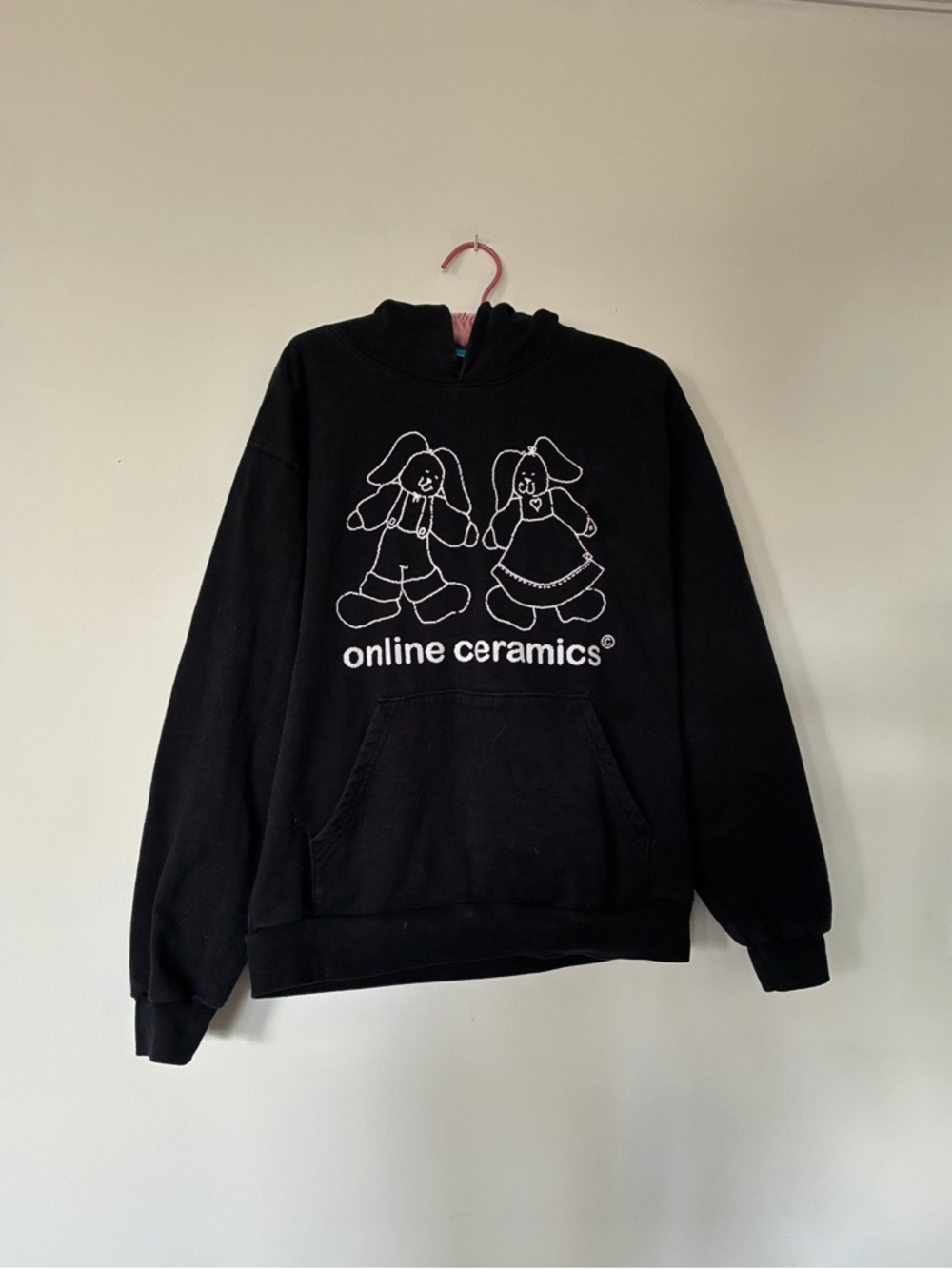 Online Ceramics bunny hoodie